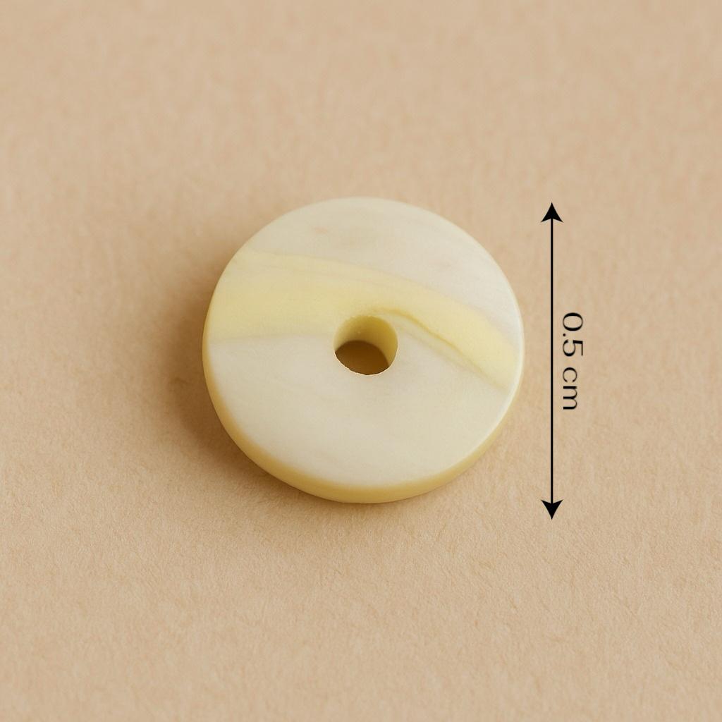 Marble Swirl Round Button