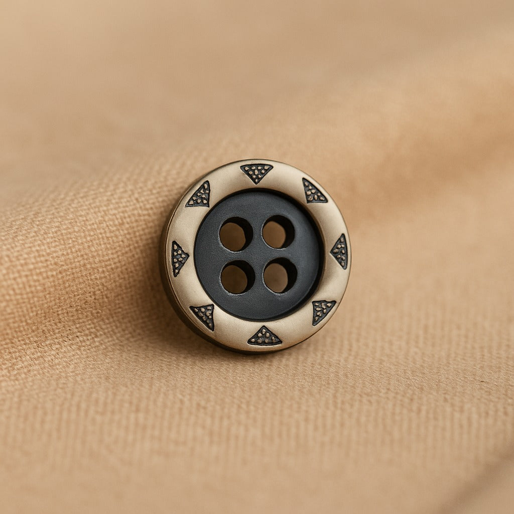 Tribal Luxe Medallion Button