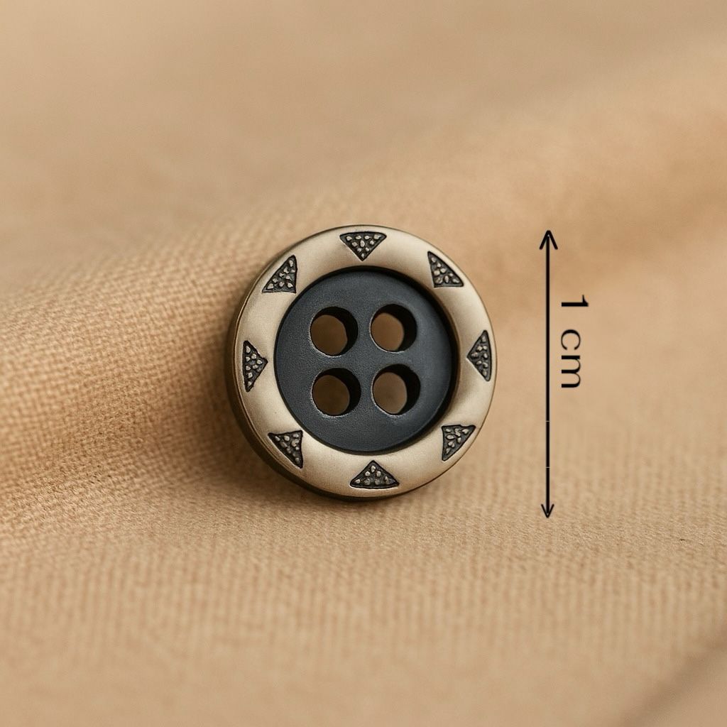 Tribal Luxe Medallion Button