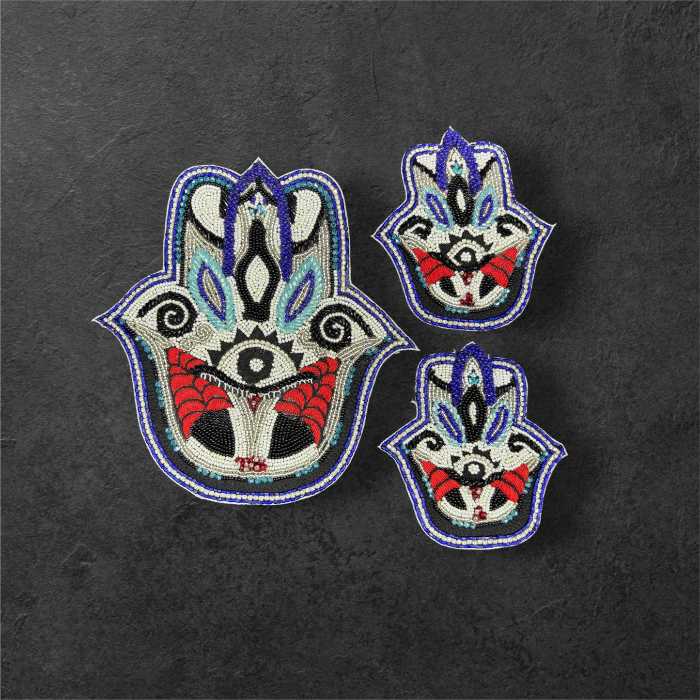 Mystic Tribal Hamsa Set (3 Patches)