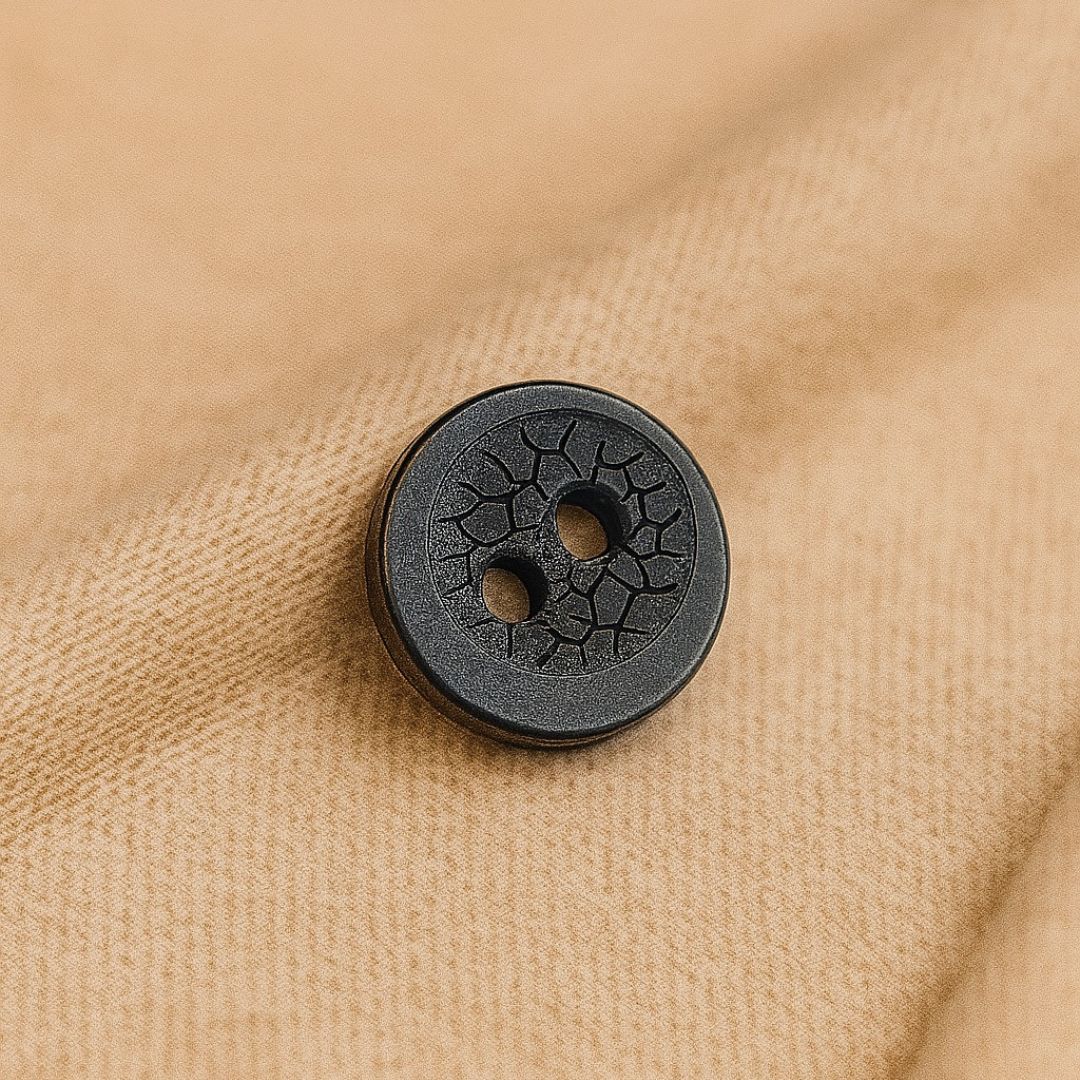 Cracked Earth Matte Button