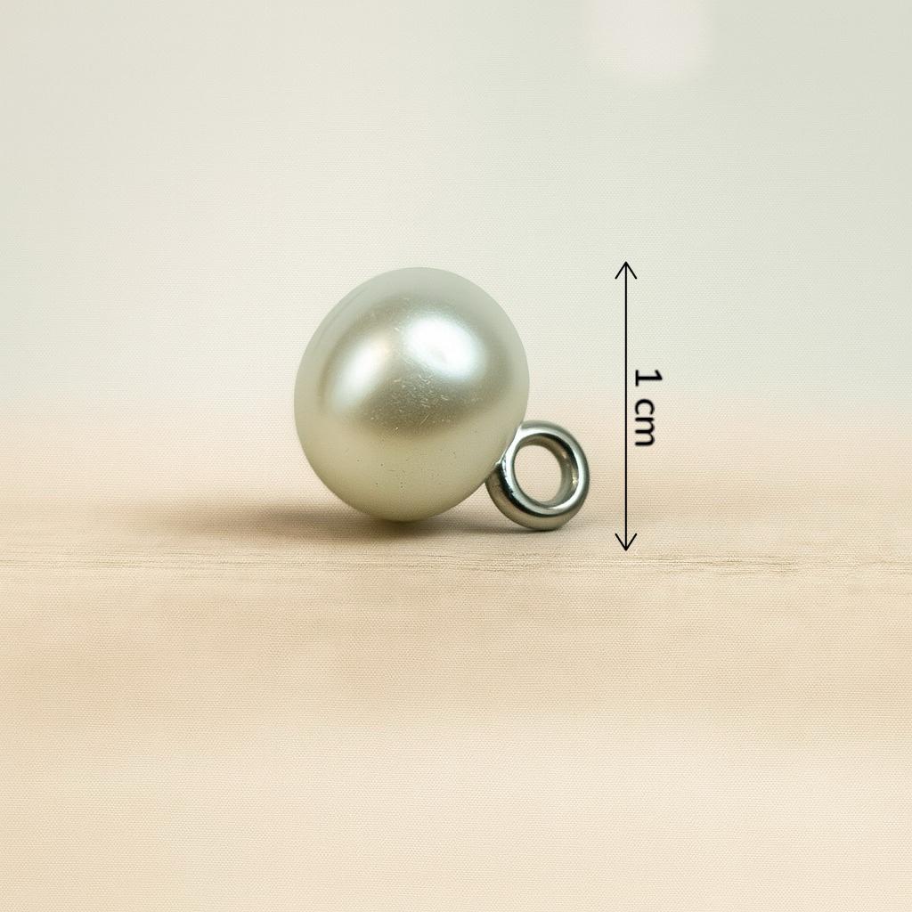 Classic Pearl Drop Loop Button