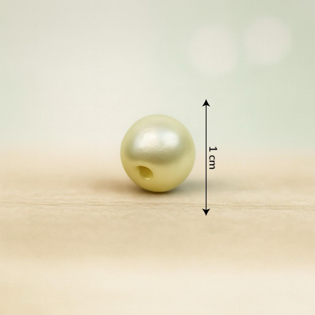 Classic Ivory Pearl Bead Button