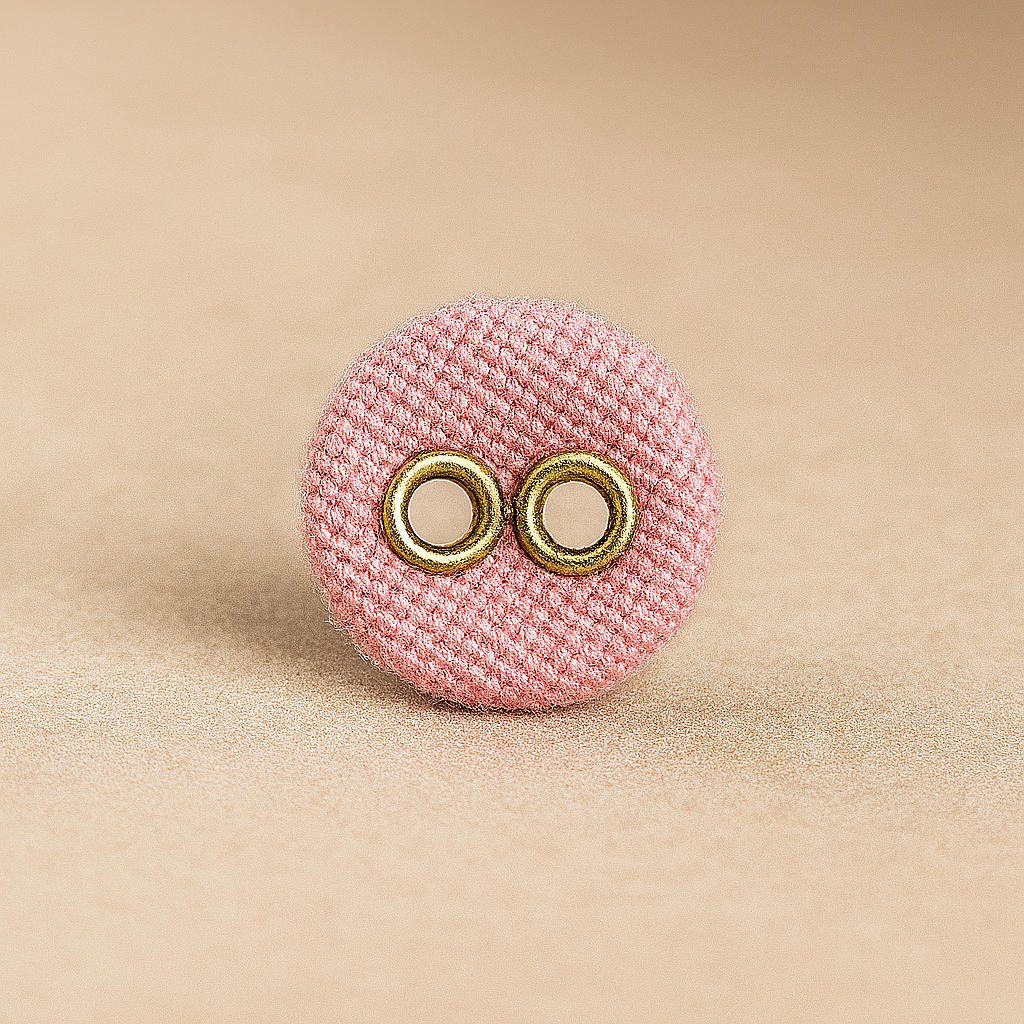 Peach Blossom Button