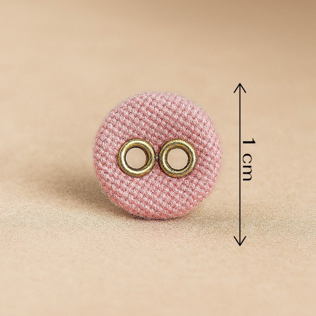 Peach Blossom Button