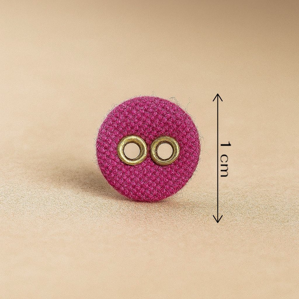 Fuchsia Bloom Button
