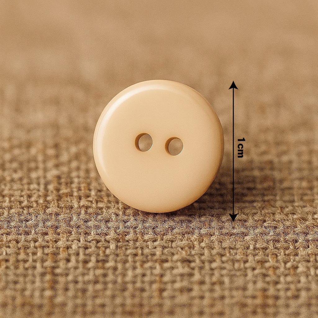 Ivory Shine Classic Button