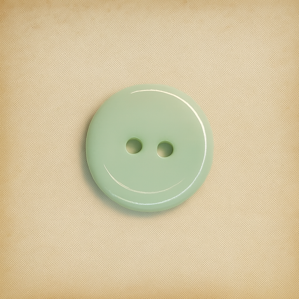 Mint Mist Duo-Hole Button