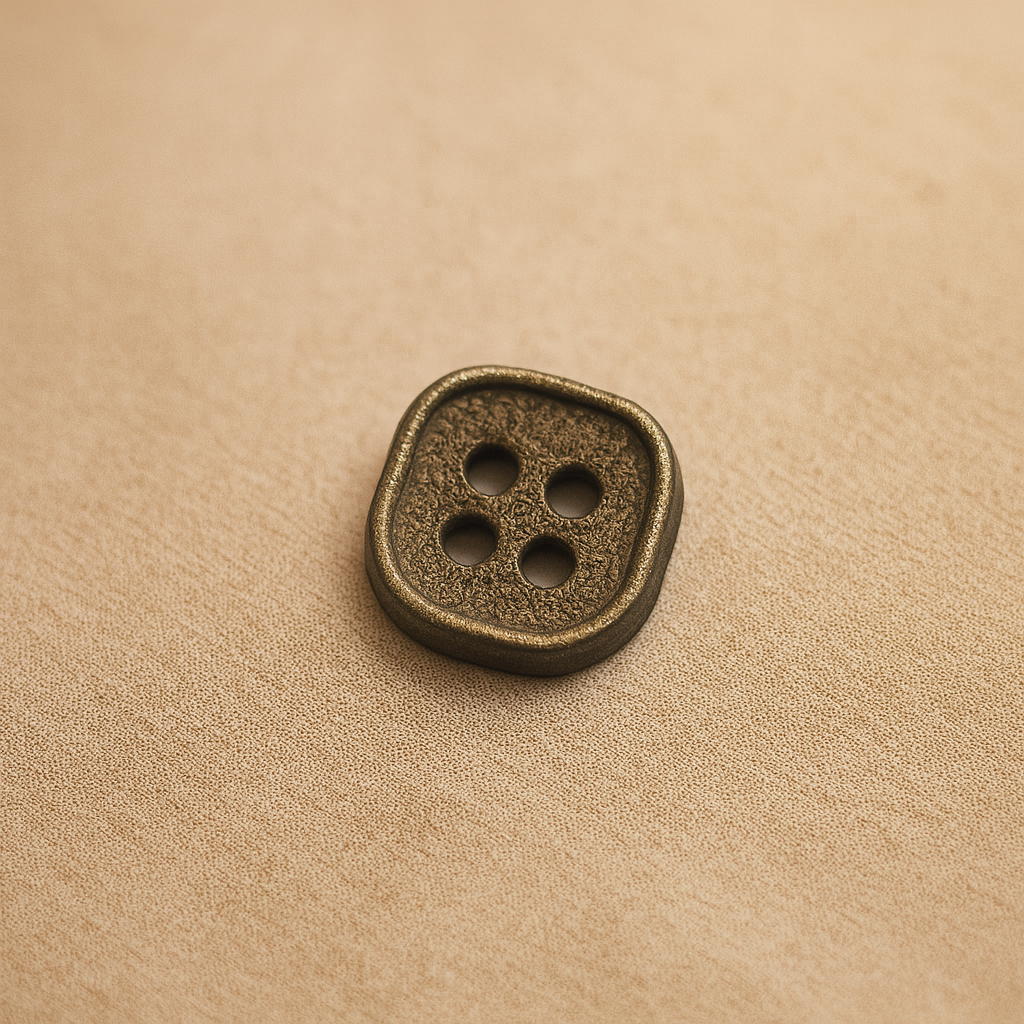Bronze Pebble Edge Button
