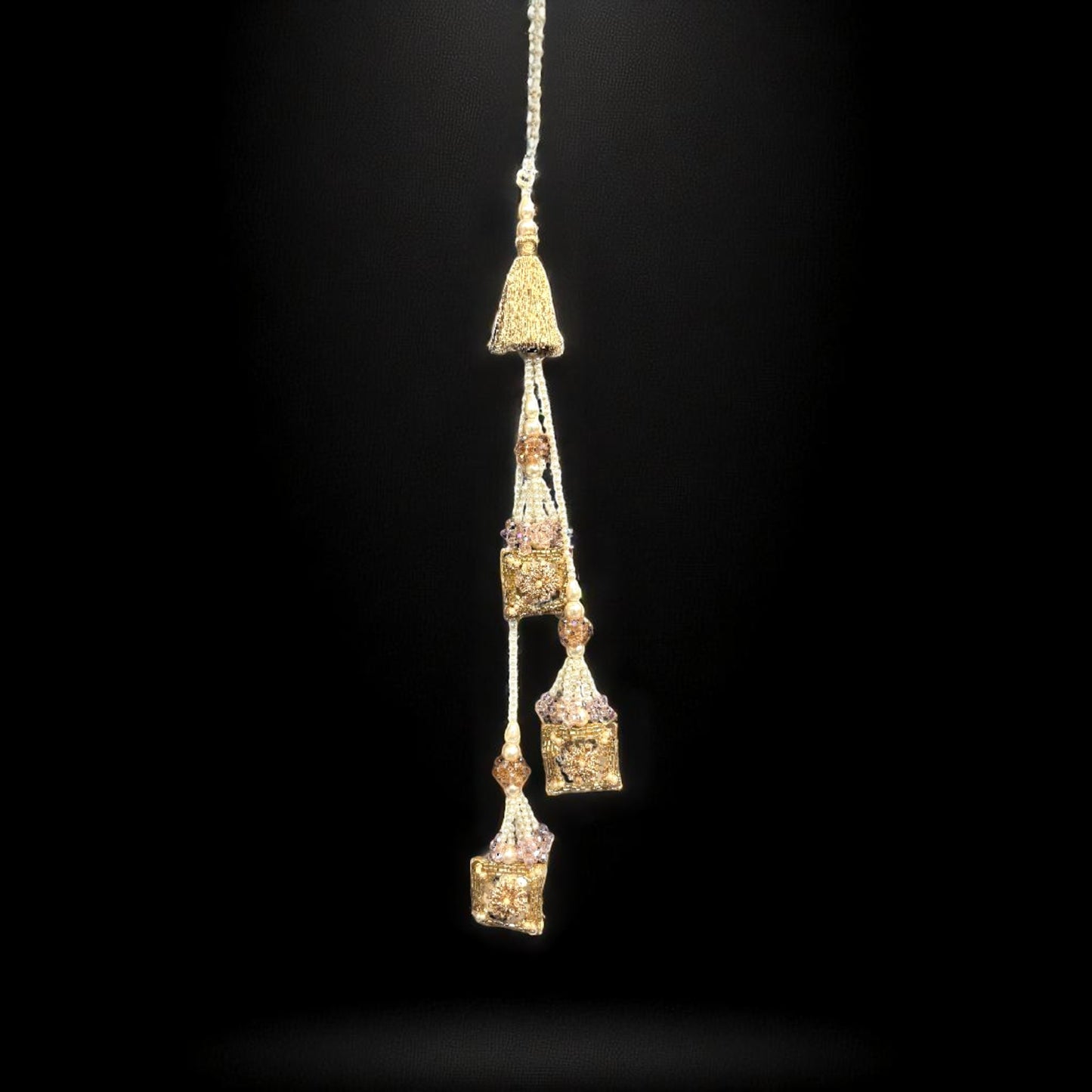 Golden Lotus Latkan (1 Pair)
