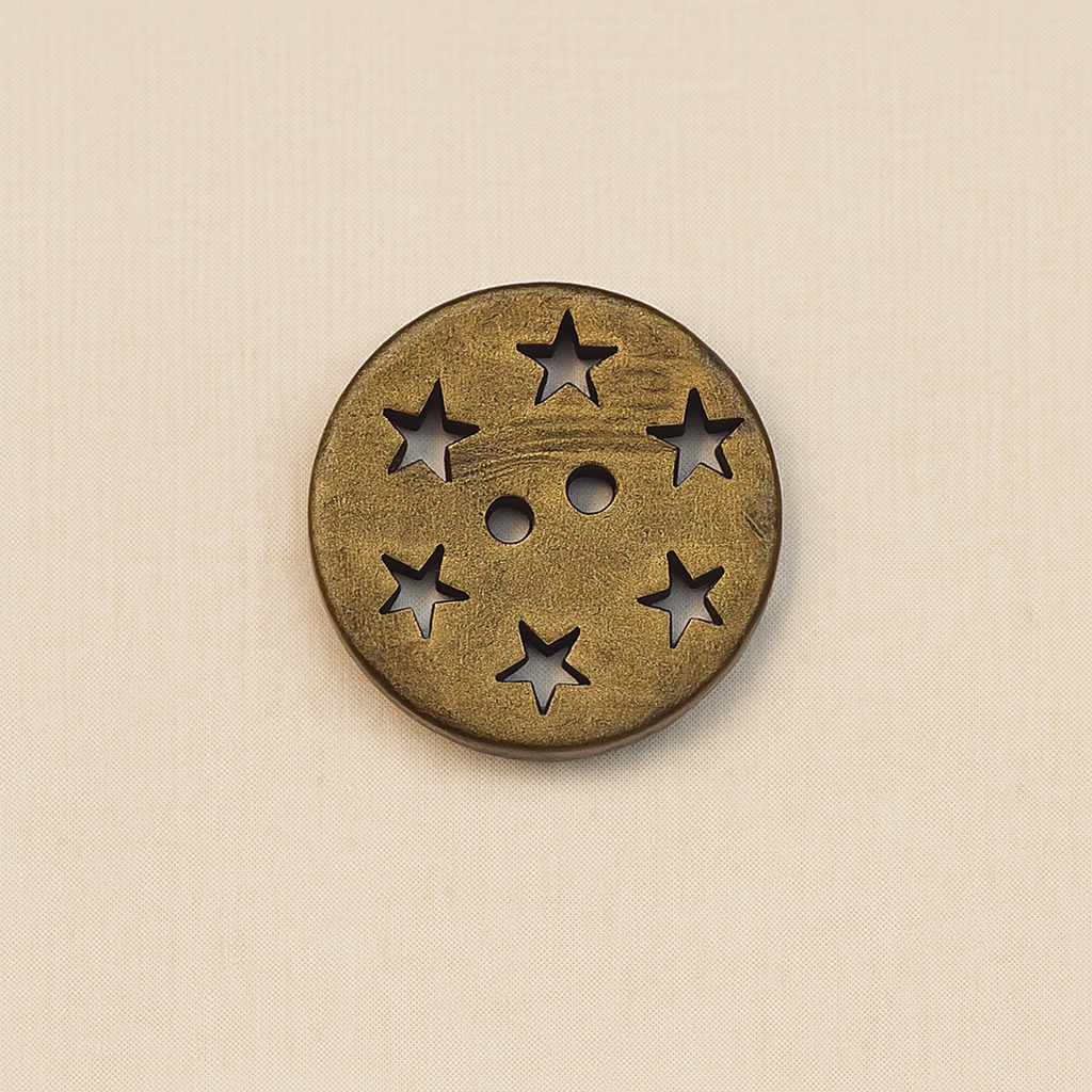 Antique Star Cluster Button