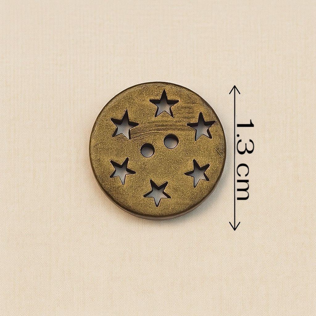 Antique Star Cluster Button