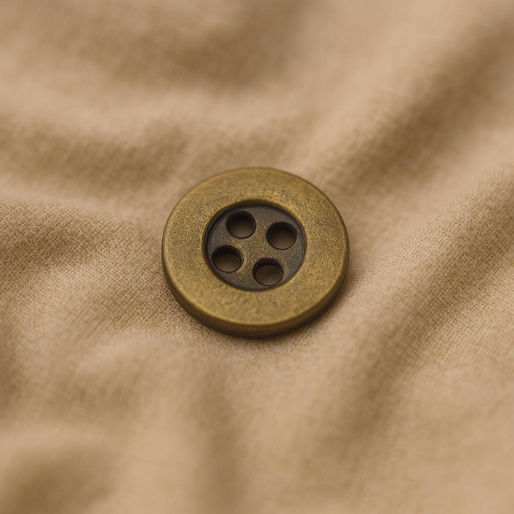 Classic Matte Brass – Heritage Coat Button