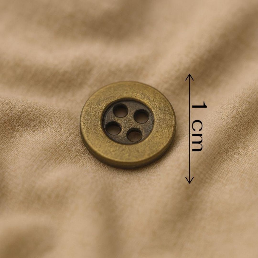 Classic Matte Brass – Heritage Coat Button