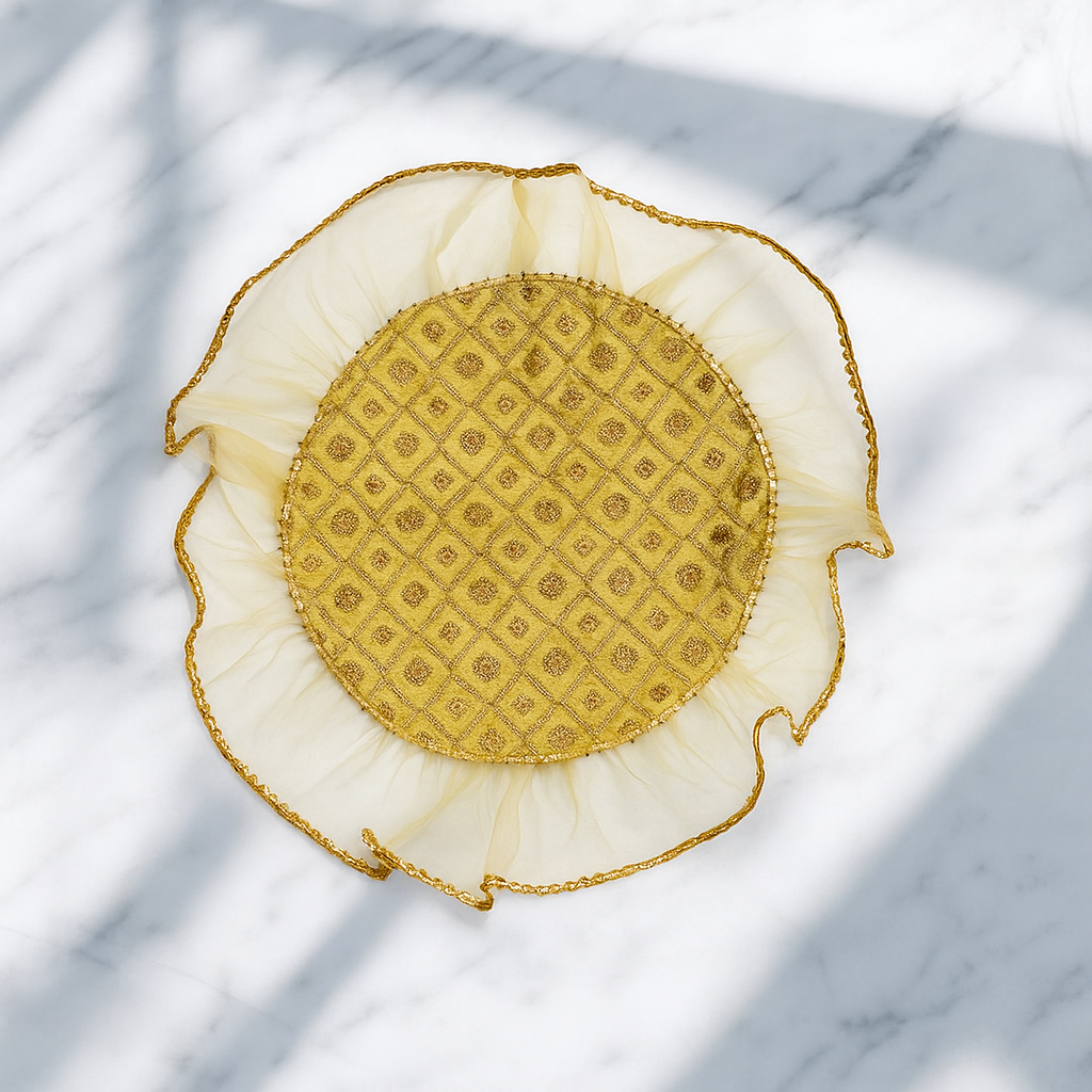 Regal Gridwork Zari Thaalposh