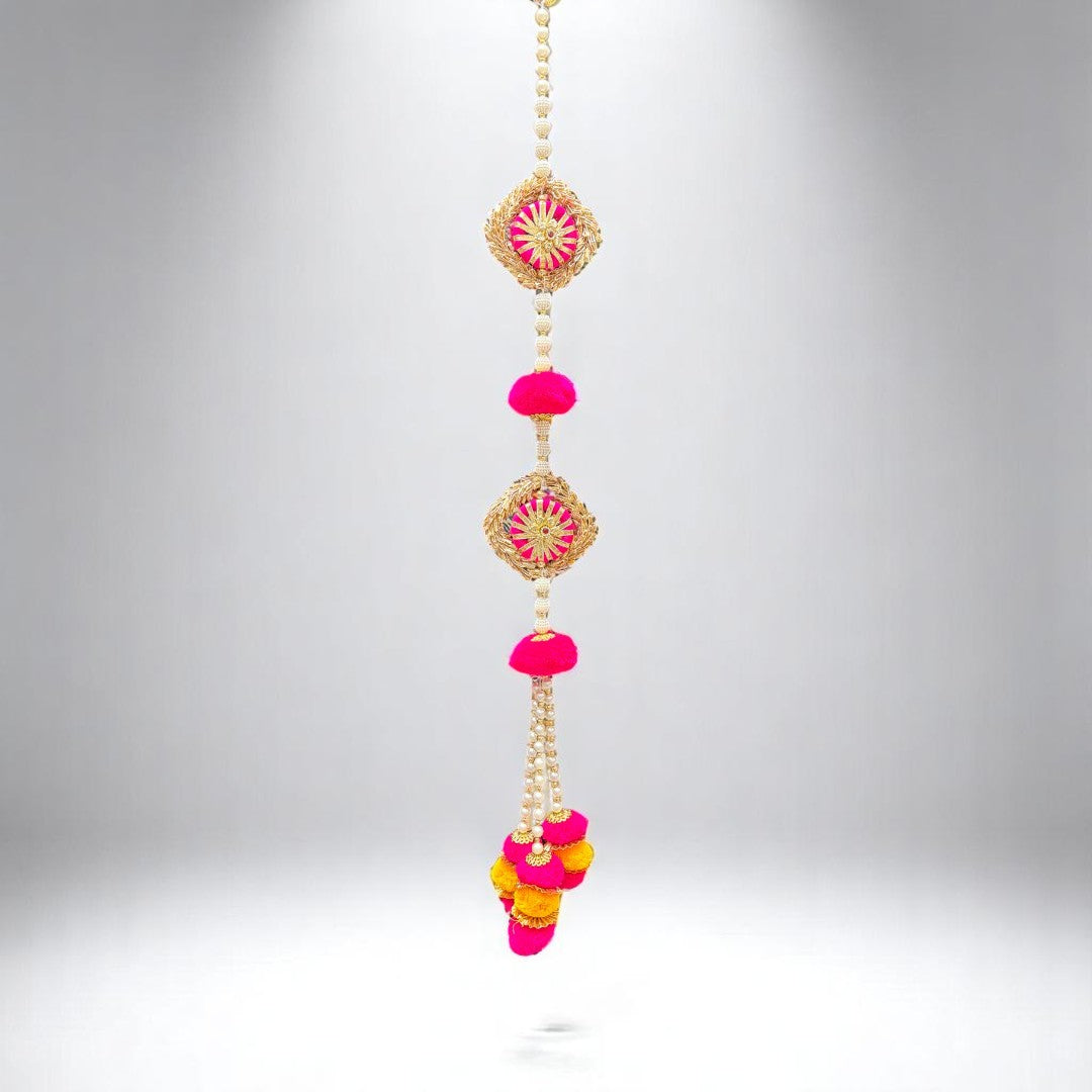 Golden Glow Tassel Bandarwal (1 Pair)