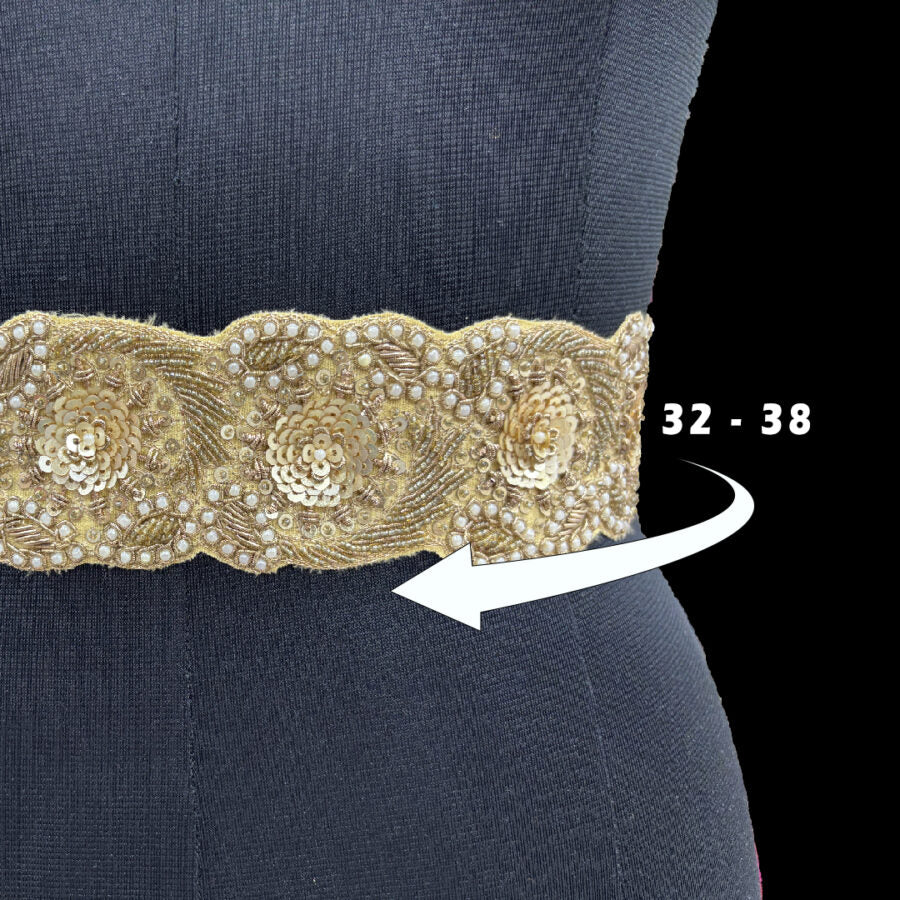 Sequined Blossom Radiance Belt