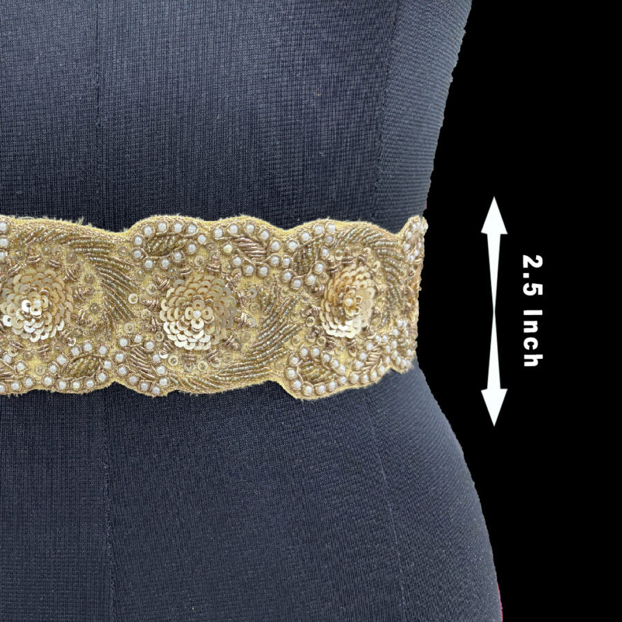 Sequined Blossom Radiance Belt