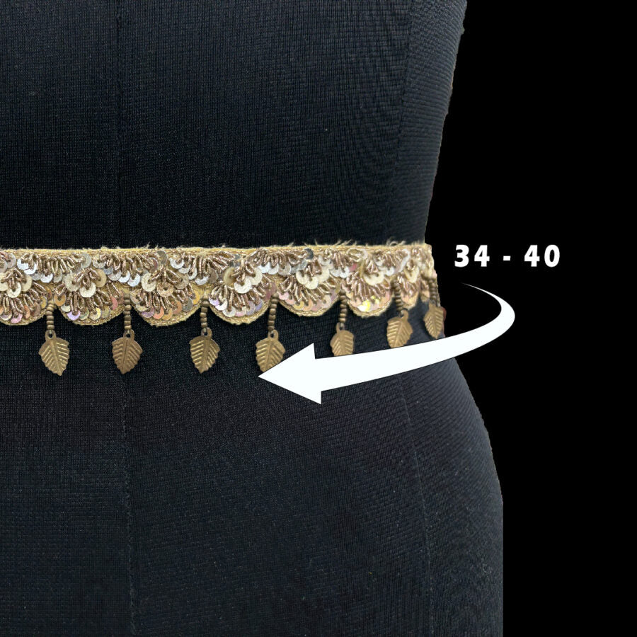 Gilded Charm Leaf Belt