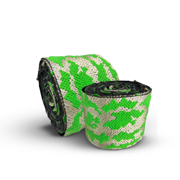 Shatranj Pixel Border – Neon Green | 4.5 Inch (Comes in 9 Meters)