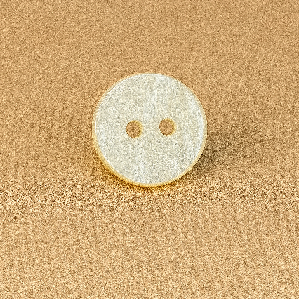 Classic Pearl Matte Button – 2 Hole