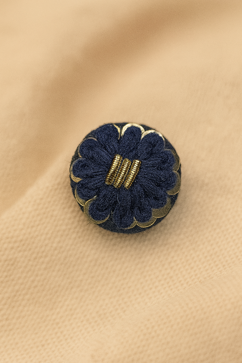 Midnight Bloom Button