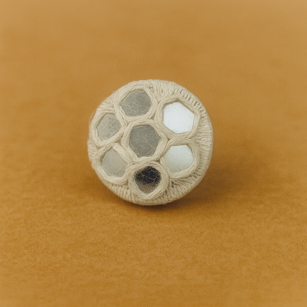 Noorani Sheesha Ivory Button