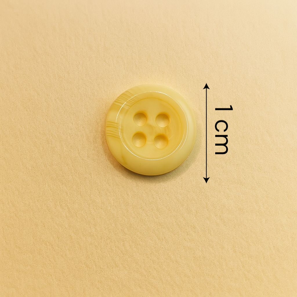 Golden Marbled Gloss Finish Button