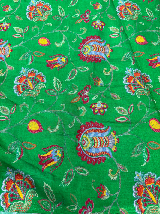 Verdant Garden Bloom (Muslin Print)