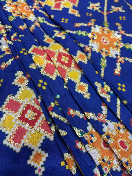 Banarasi Patola Melange (Silk with Patola Print)