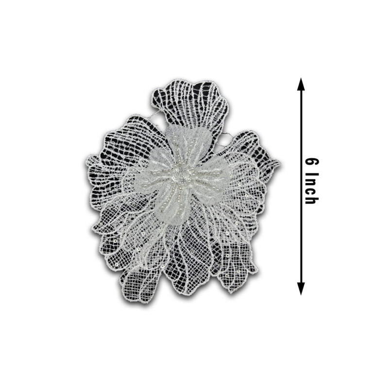 Celestial Net Floral Appliqué