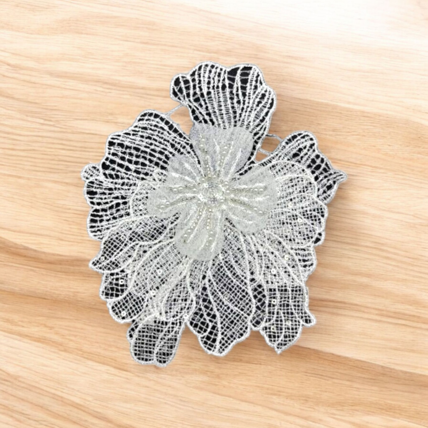 Celestial Net Floral Appliqué