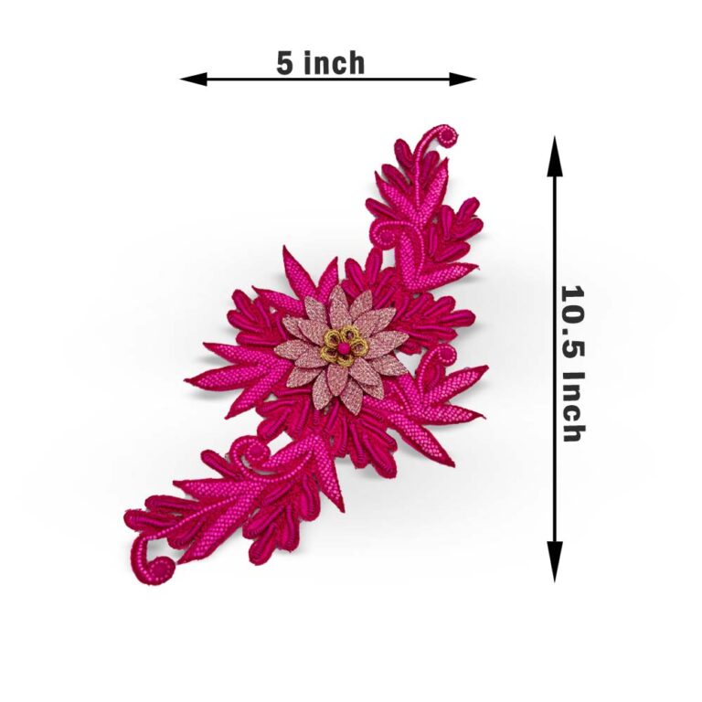 Magenta Radiance Floral Patch