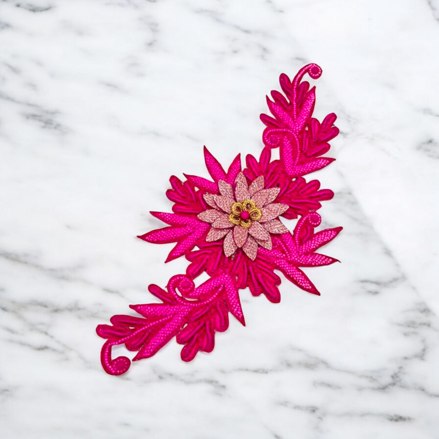 Magenta Radiance Floral Patch