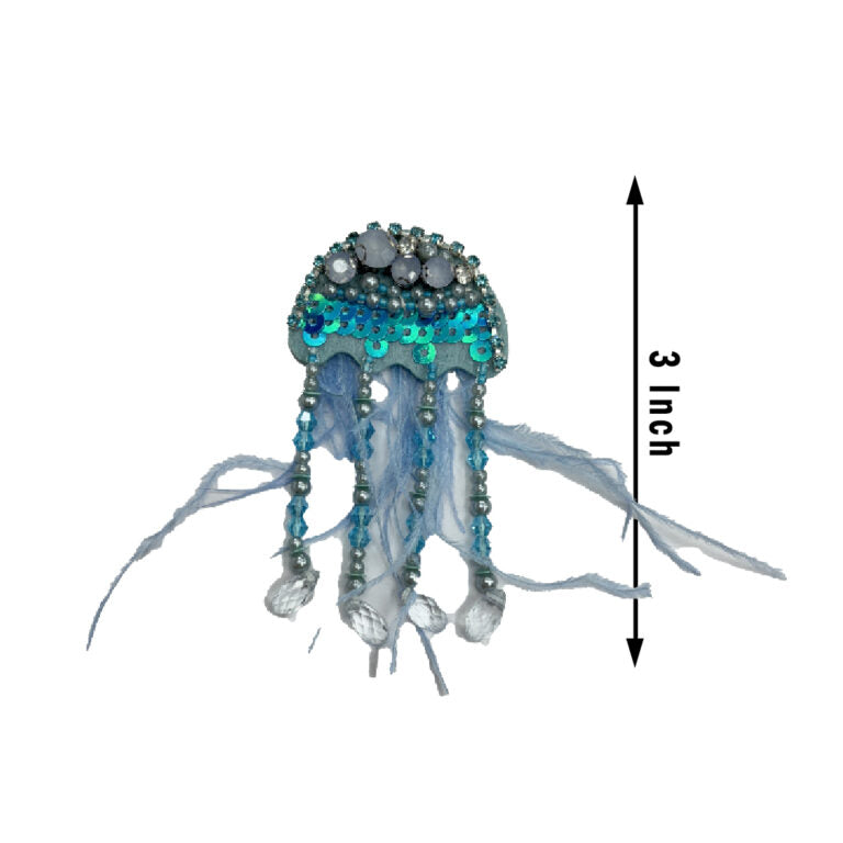 Turquoise Ocean Jellyfish Patch
