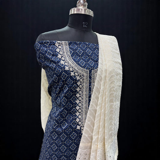 Indigo Cream Grace Set