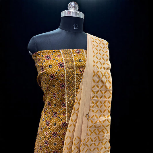 Amber Bloom Geometric Set