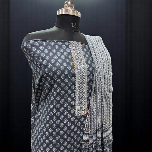 Charcoal Pearl Ethnic Set