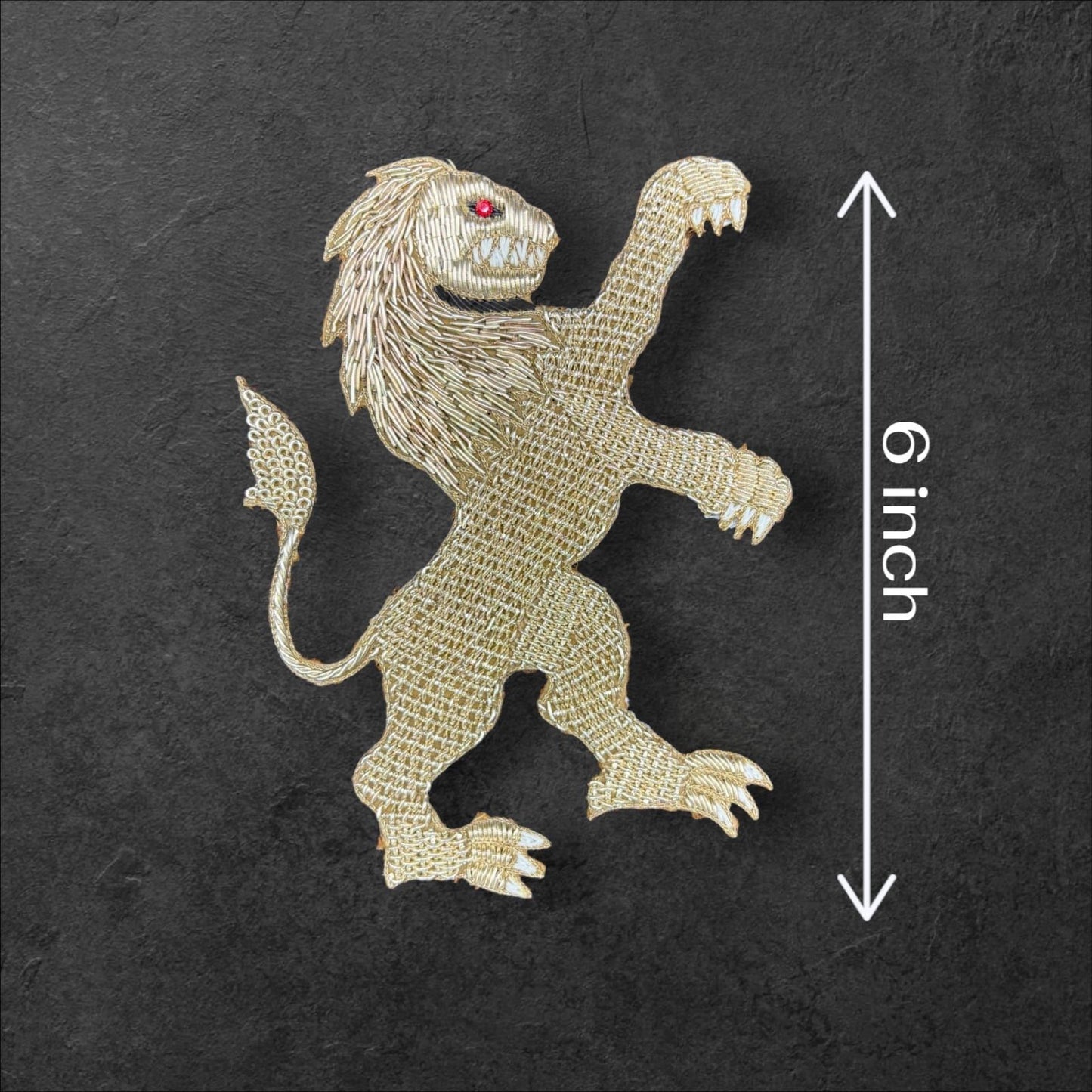 Royal Crest Lion Patch