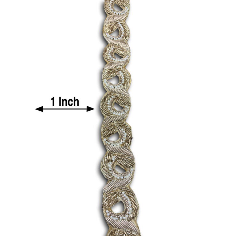 Golden Infinity Loop Border (1 Inch)
