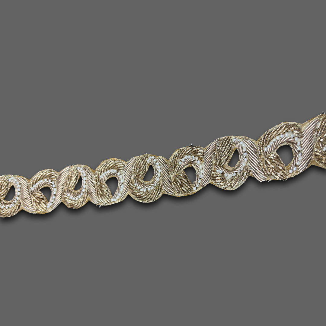 Golden Infinity Loop Border (1 Inch)