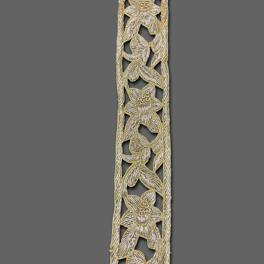 Regalia Floral Lattice Border (2 Inch)(Comes in 9 Meters)