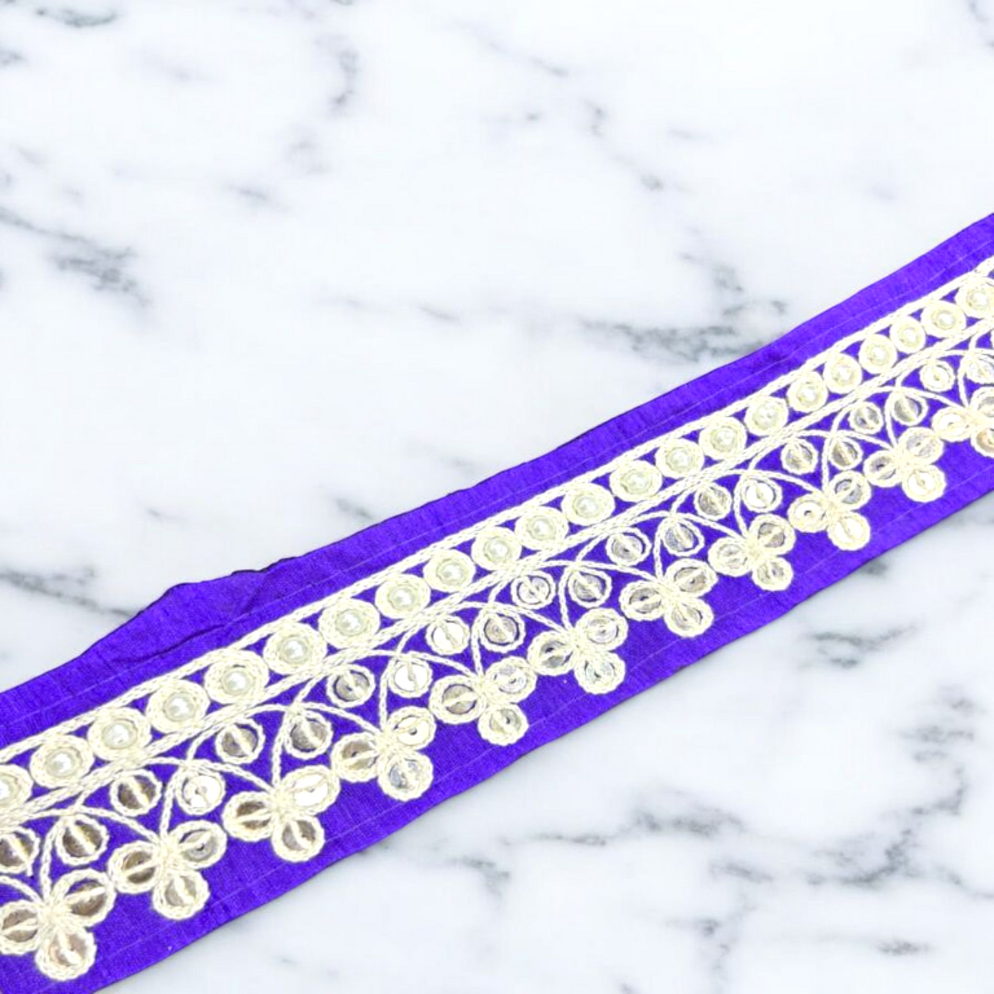 Ethereal Circlework Gota Border (Comes in 9 Meters)