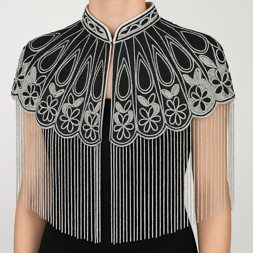 Midnight Bloom Cape