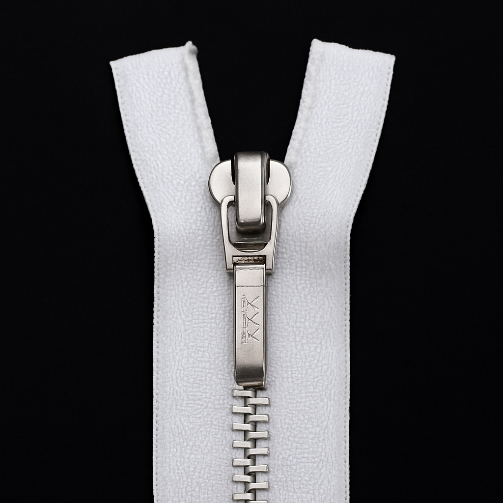 Classic Silver Teeth Zipper