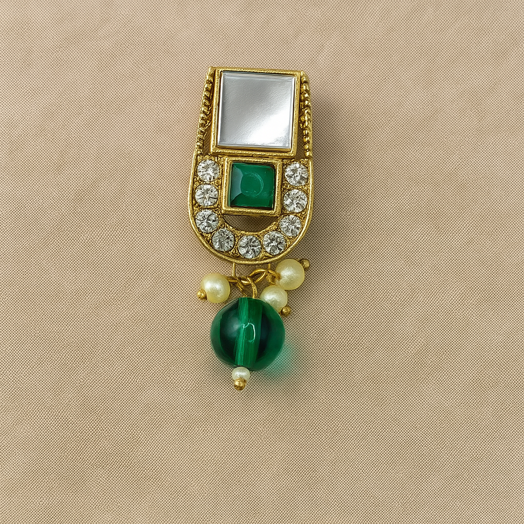 Emerald Meenakari Sparkle