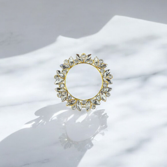 Vintage Rosette Brooch