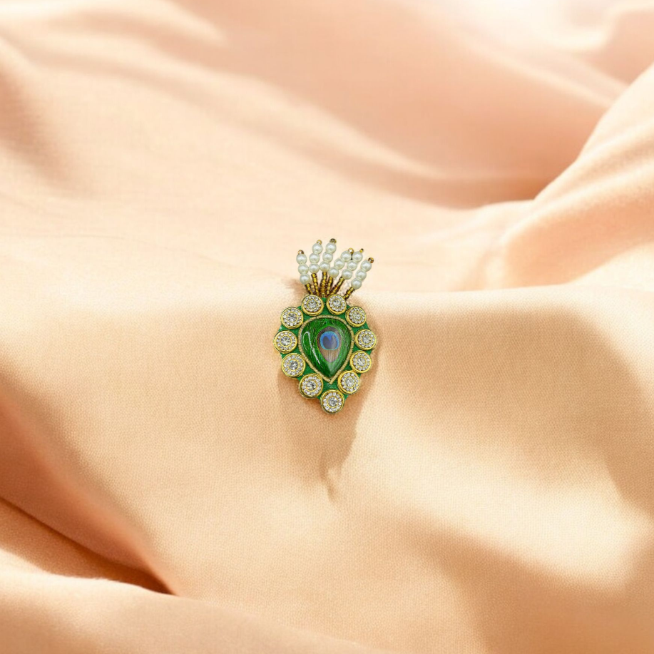 Peacock Grace Brooch