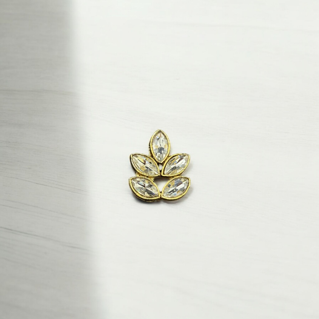 Golden Leaflet Pin