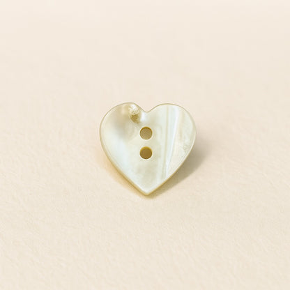 Pearl Heart Shell Button